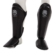 Leo Premium Leather ERGO Shin Instep – Black