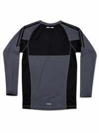 Adidas longesleeve voor mma en kickboksen vind de kleuren grijs en zwart
