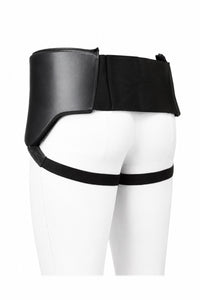 Sting Pro Leather Tok STING BUIK-/KRUISBESCHERMER PRO LEATHER | ZWART/GOUD