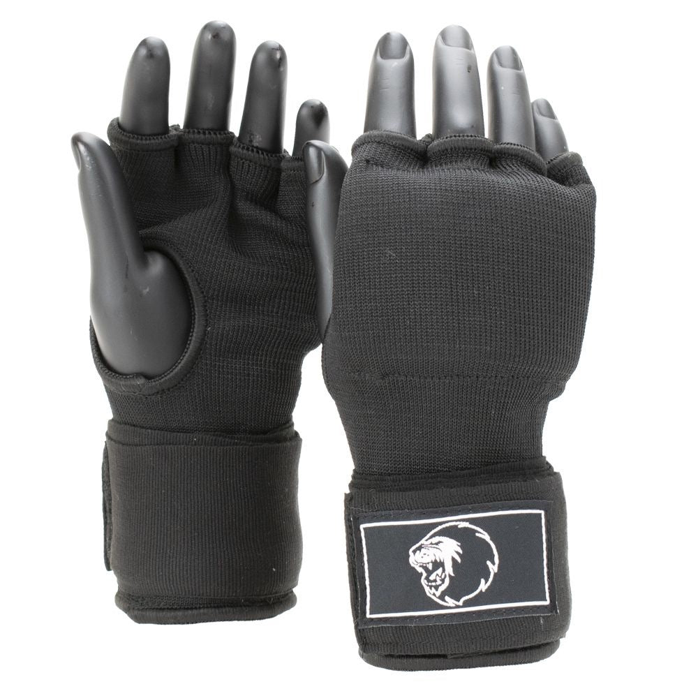SUPER PRO COMBAT GEAR BINNENHANDSCHOENEN MET BANDAGE ZWART/WIT