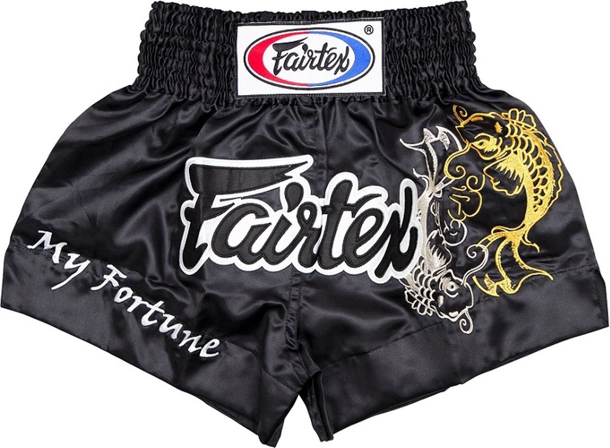 Fairtex Kickboksbroek Fortune Zwart