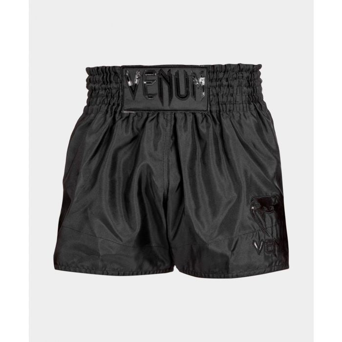 Venum Classic Muay Thai Short - Black/Black