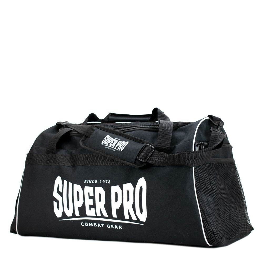 Super Pro Combat Gear Gym Sporttas Zwart/Wit , zwart - wit