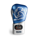 Rival Professional Sparring Gloves Blue/Silver