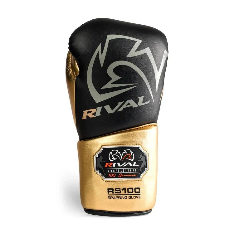 Rival Professional Sparring Gloves Black/Gold