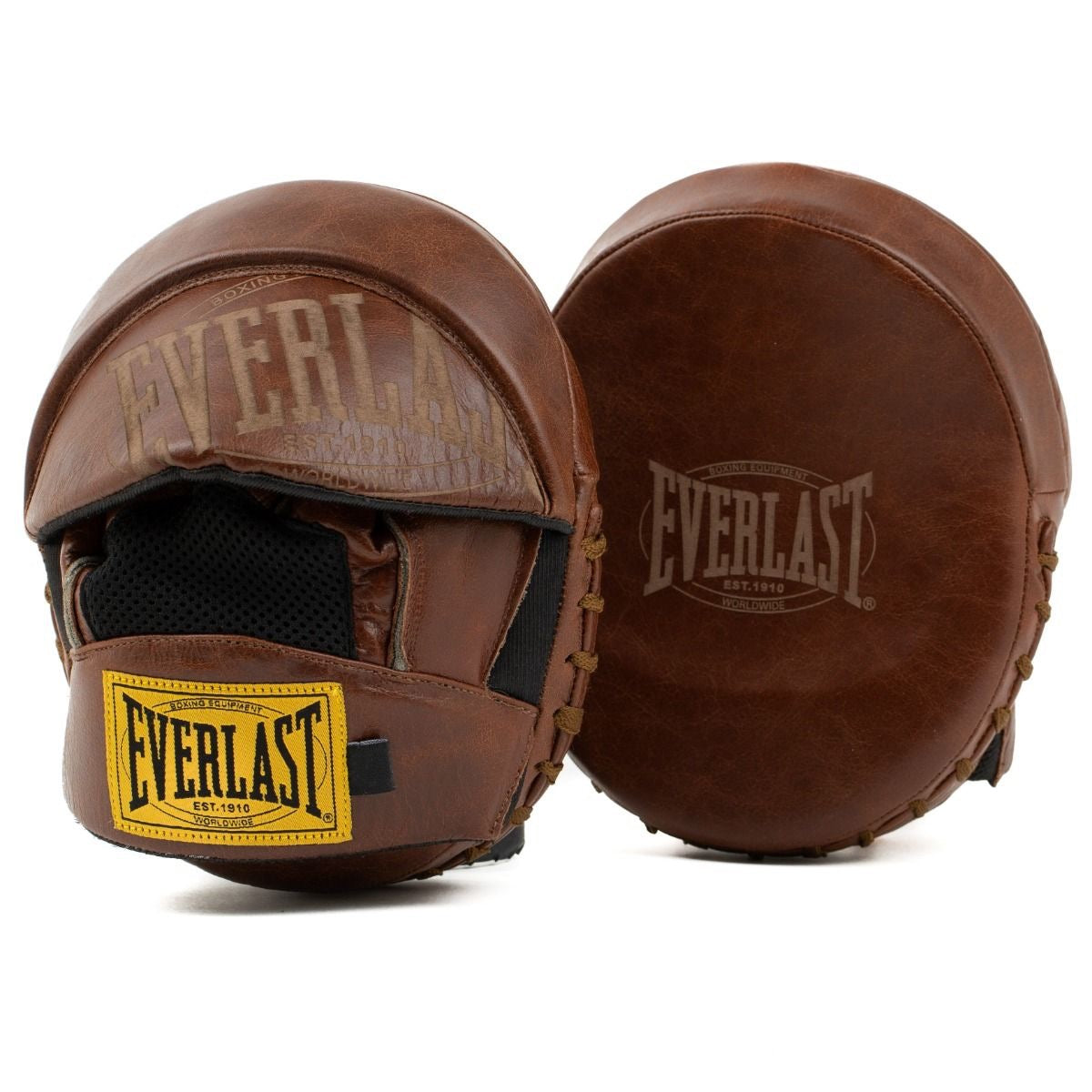 EVERLAST 1910 FOCUS MITTS, BROWN, ONE SIZE