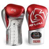 Rival Professional Sparring Gloves Red/Silver