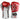 Rival Professional Sparring Gloves Red/Silver