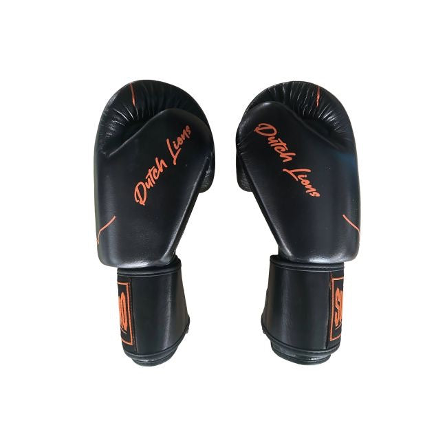 Super Pro Combat Gear Nations Holland Bokshandschoenen Leder Zwart/Oranje - KIDS