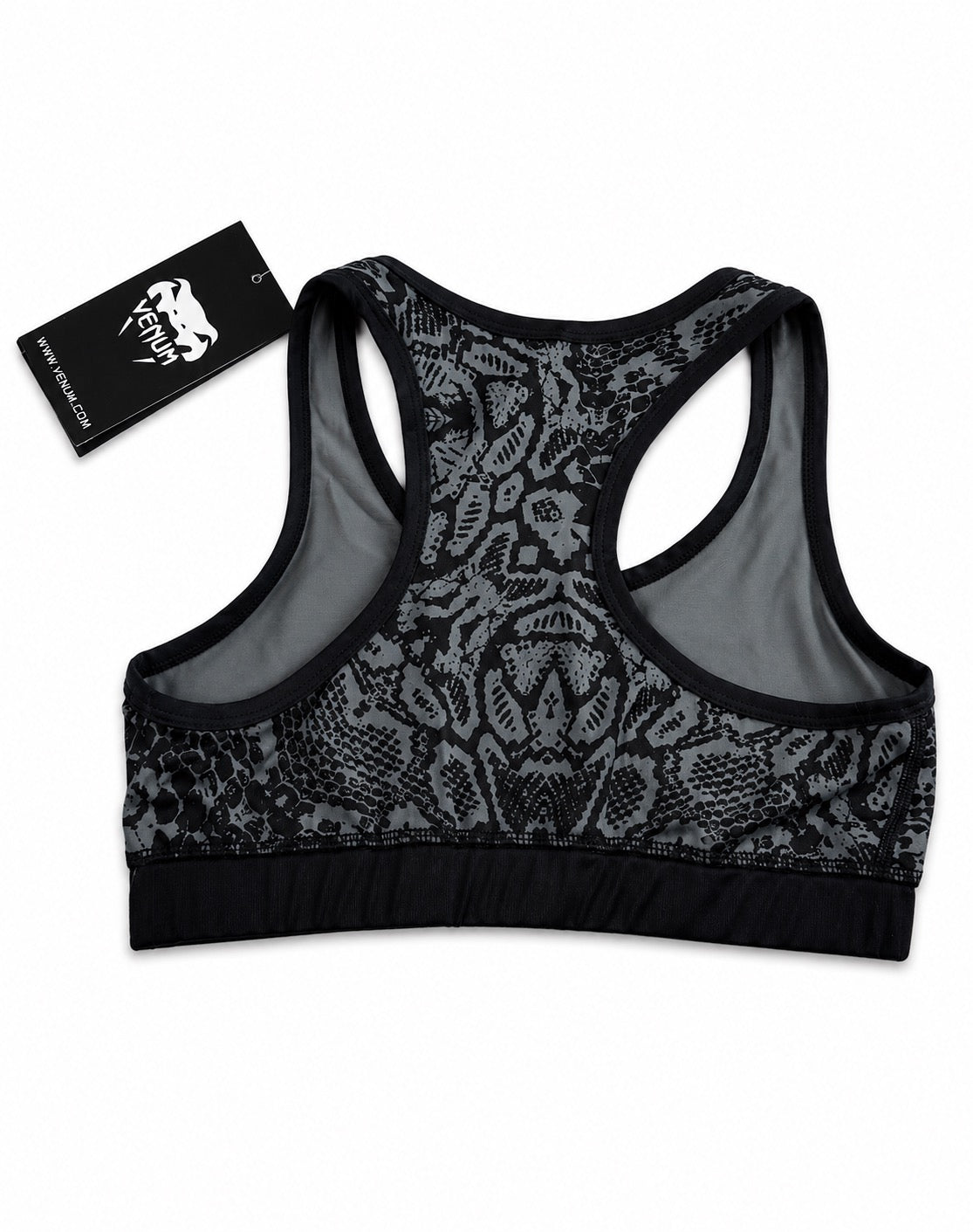 Venum Dames Sport BH Snake Zwart Grijs