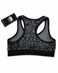 Venum Dames Sport BH Snake Zwart Grijs