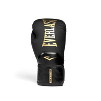 EVERLAST ELITE 2 BOXING GLOVES, BLACK/GOLD