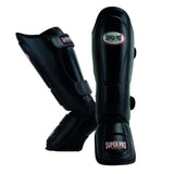 Super Pro Combat Gear Bundel – Thai-Pro Handschoenen & Scheenbeschermers 14 oz