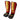 EVERLAST PROSPECT YOUTH SHIN GUARDS, RED/GOLD