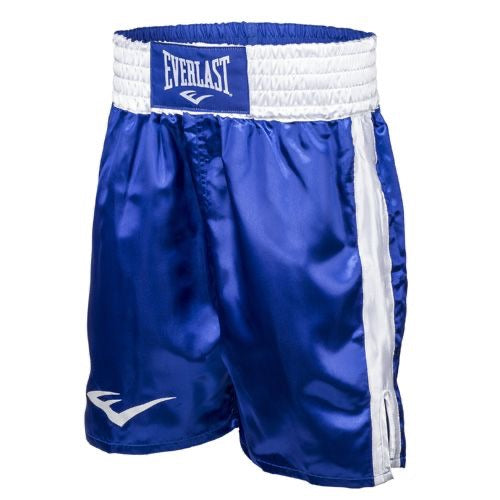 Blauwe wedstrijdbroek voor boksen