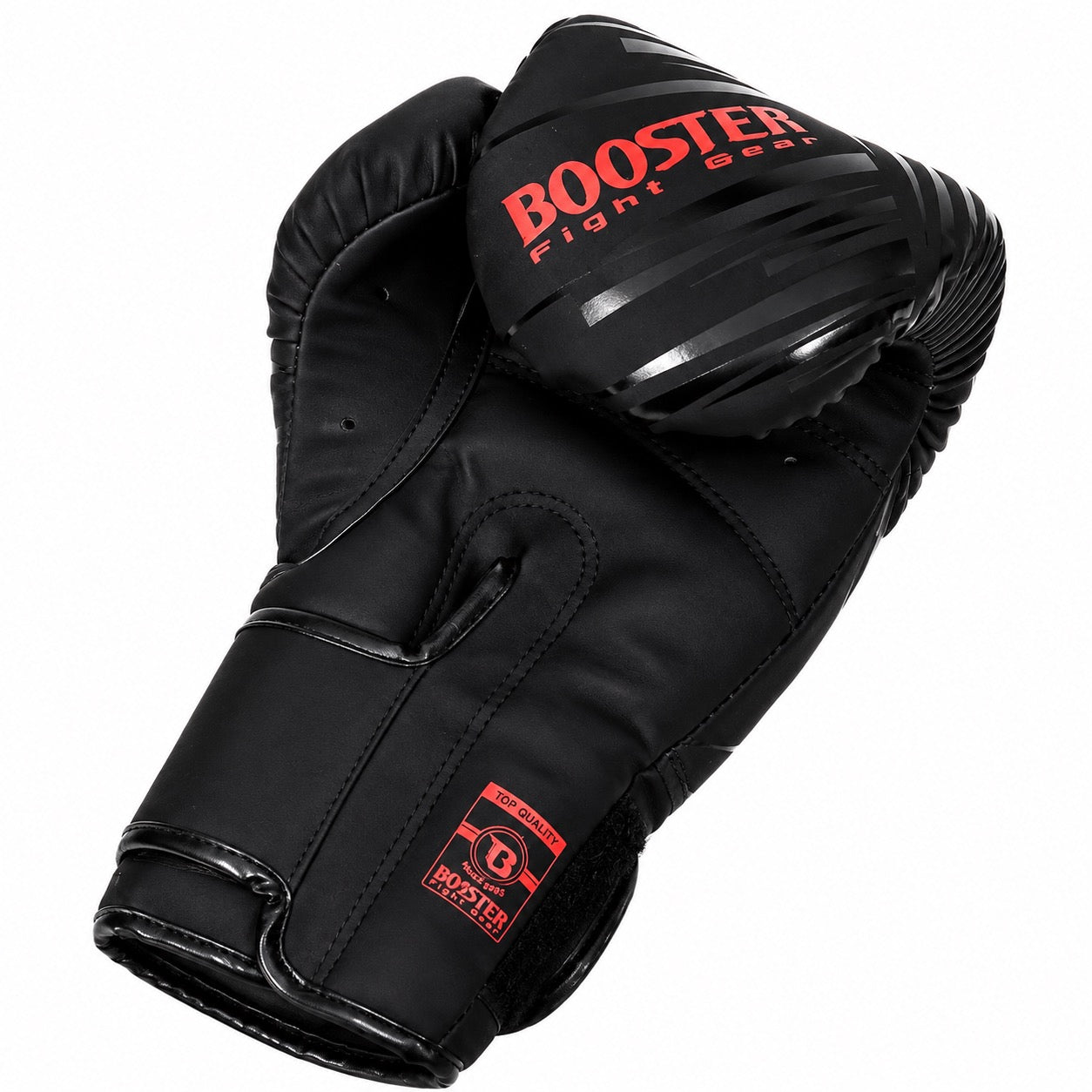Booster Alpha Bokshandschoenen Zwart/Rood