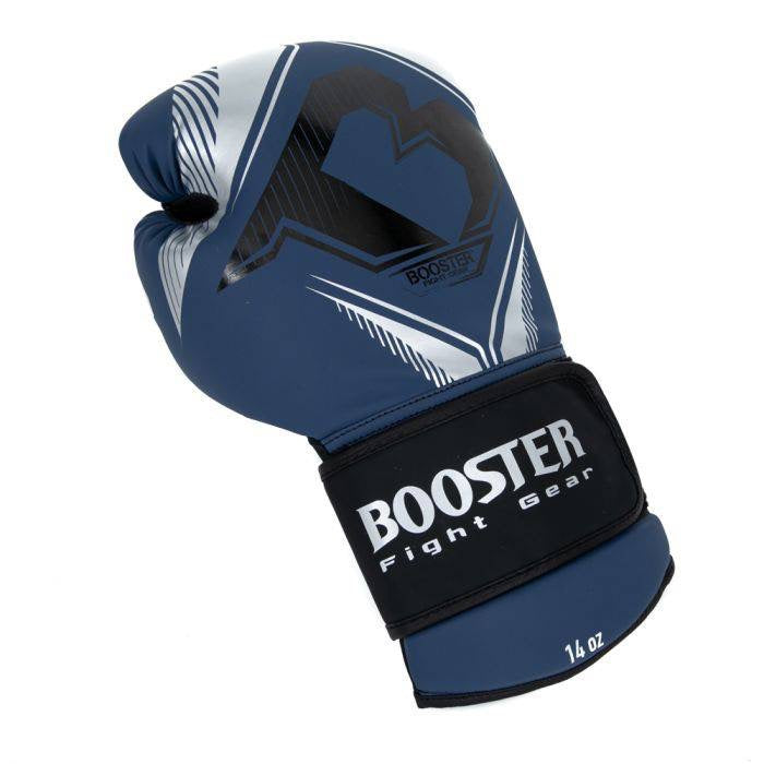 Booster kickbokshandschoenen blauw voor boksen en kickboksen