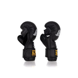 Danger MMA Sparring Handschoenen Leer Zwart