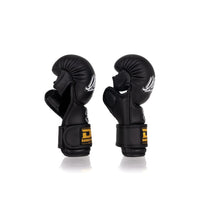 Danger MMA Sparring Handschoenen Leer Zwart