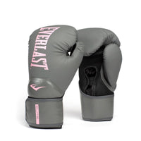 Everlast bokshandschoen voor boksen en kickboksen in de kleuren grijs en roze