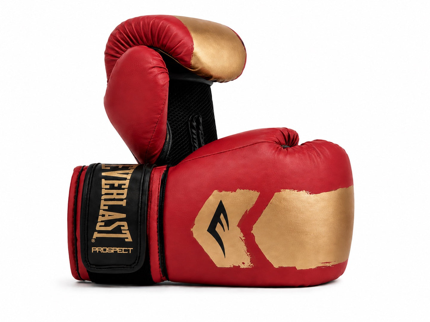 Everlast bokshandschoenen voor kinderen in de kleuren goud en rood 