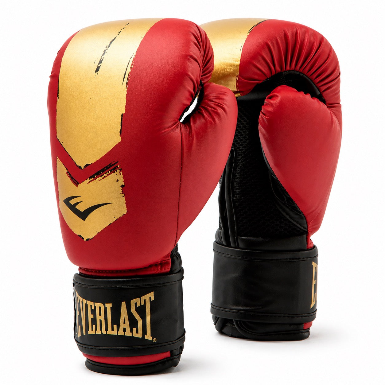 Everlast bokshandschoenen voor kinderen in de kleuren goud en rood 