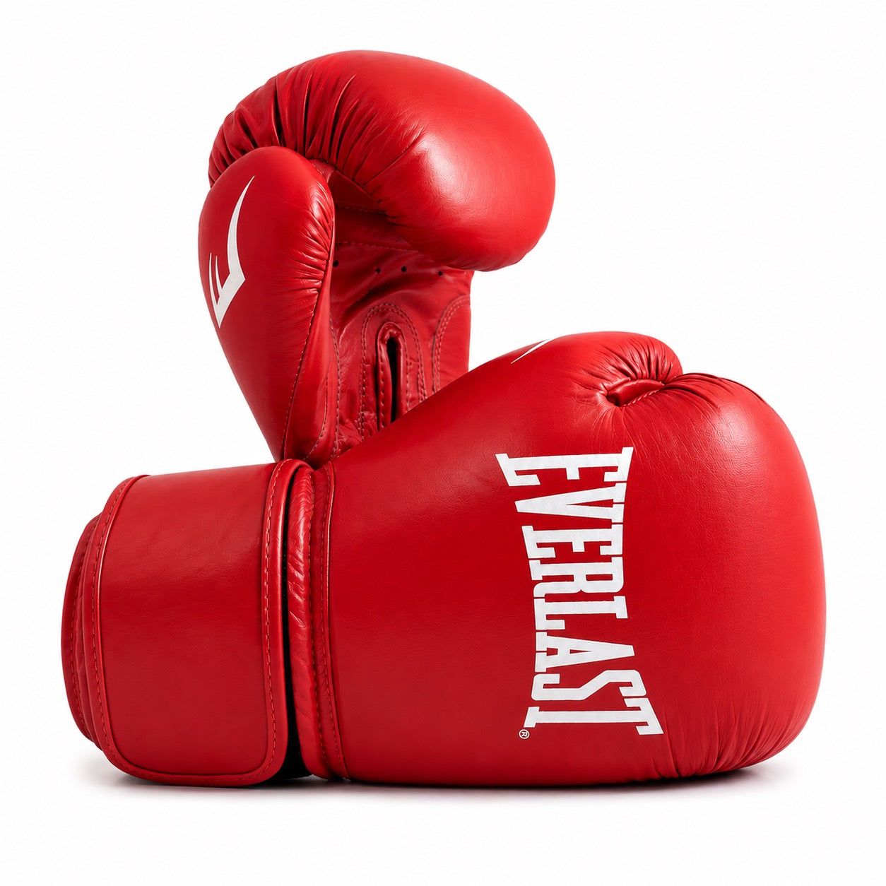 Everlast bokshandschoenen voor competities in de kleur rood