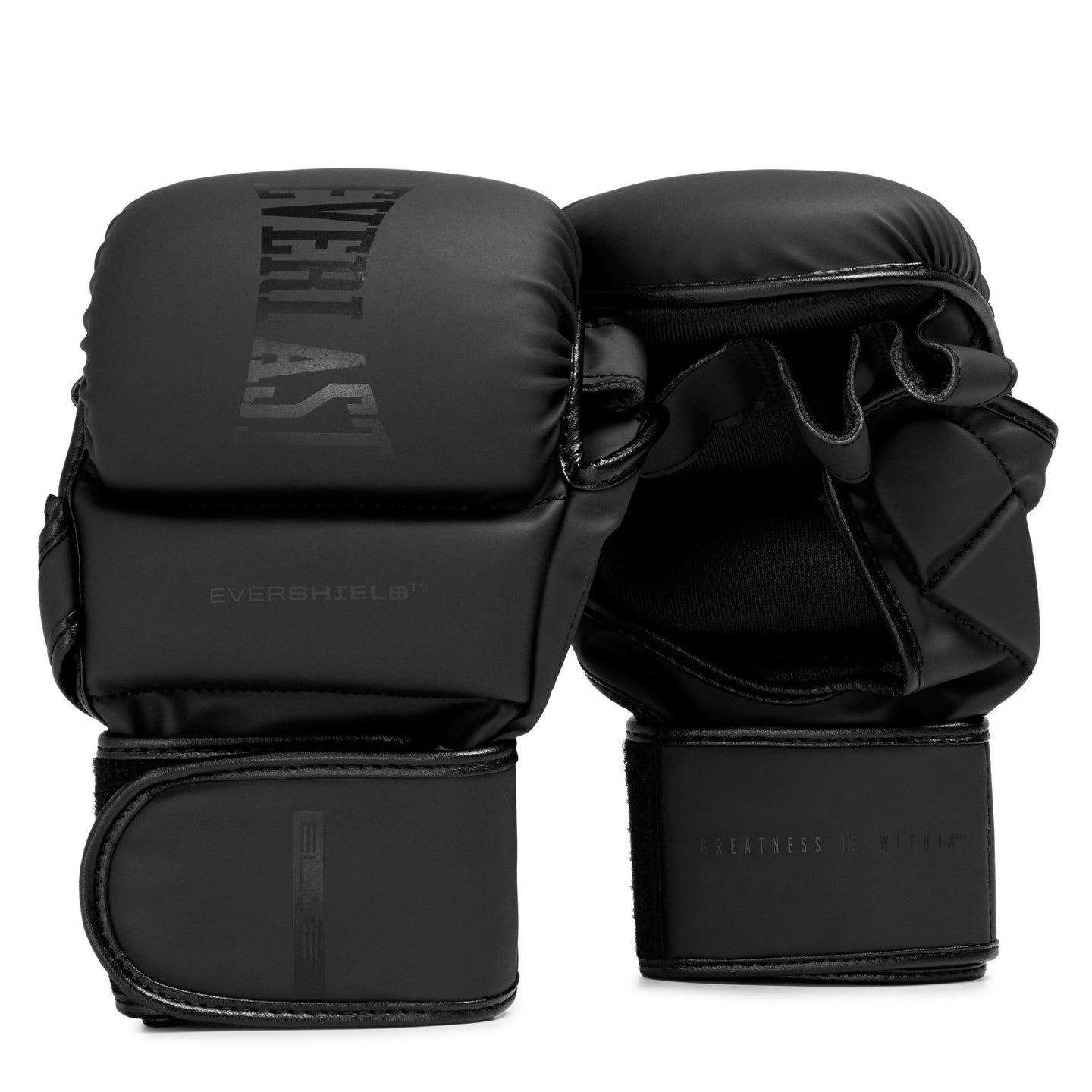 Everlast Elite Open Hand MMA Handschoenen - Zwart