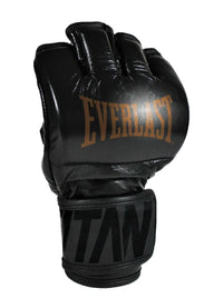 Leren mma handschoenen van Everlast in het zwart