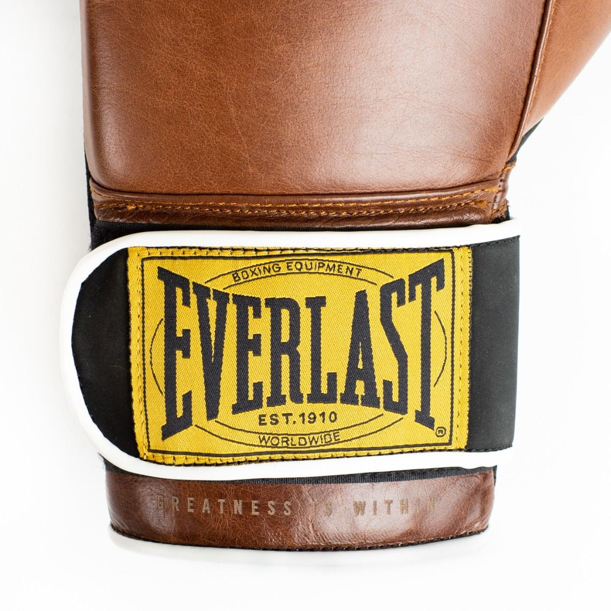 Everlast 1910 Leren Bokshandschoenen Bruin | Premium Kickbokshandschoenen