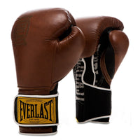 Everlast 1910 Leren Bokshandschoenen Bruin | Premium Kickbokshandschoenen