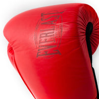 Everlast 1910 Leren Bokshandschoenen Rood | premium kickbokshandschoenen