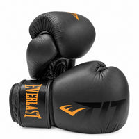 Everlast Titan Muay Thai  leren Bokshandschoenen - Zwart