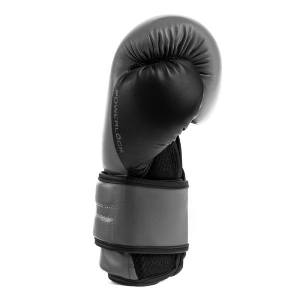 Everlast  powerlock bokshandschoenen grijs voor boksen en kickboksen