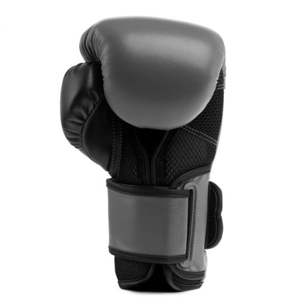 Everlast powerlock grijze bokshandschoenen voor boksen en kickboksen