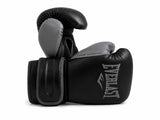 Zwarte everlast powerlock bokshandschoenen voor boksen en kickboksen