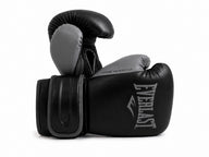 Zwarte everlast powerlock bokshandschoenen voor boksen en kickboksen