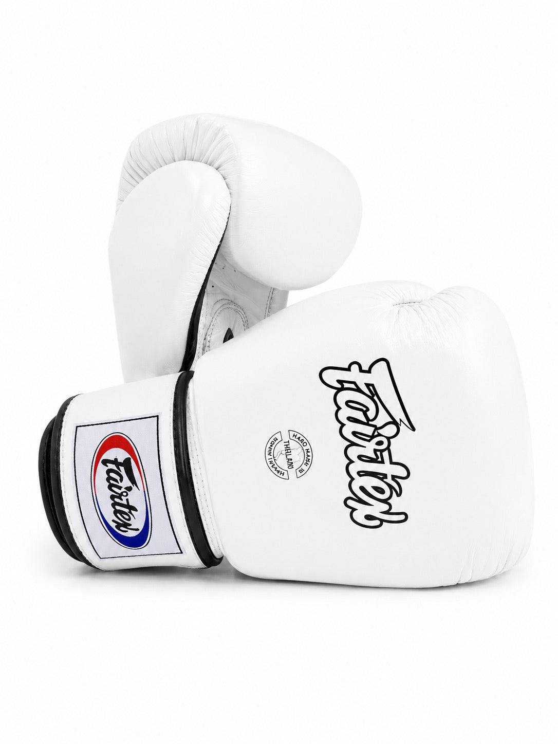 Fairtex bokshandschoenen van leer wit