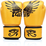 Fairtex bokshandschoenen Falcon geel voor boksen en kickboksen