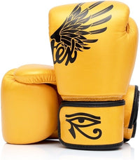 Fairtex bokshandschoenen Falcon geel voor boksen en kickboksen