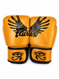 Fairtex bokshandschoenen Falcon geel voor boksen en kickboksen