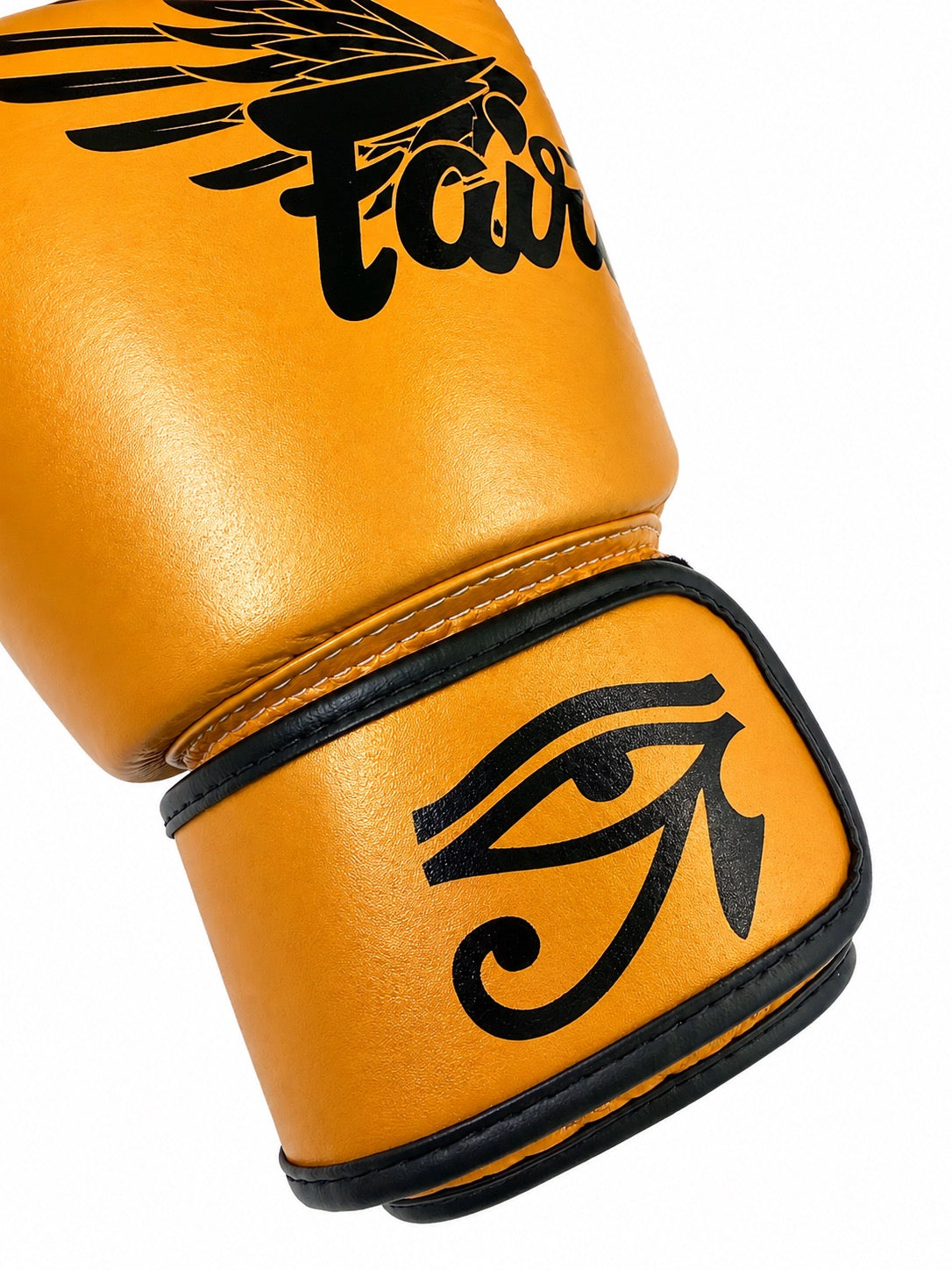 Fairtex bokshandschoenen Falcon geel voor boksen en kickboksen