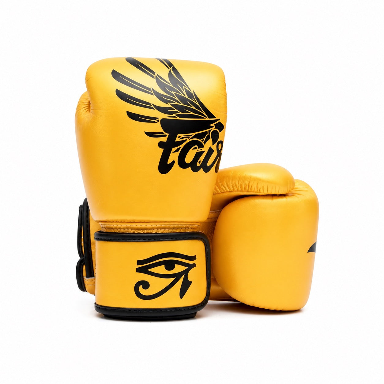 Fairtex bokshandschoenen Falcon geel voor boksen en kickboksen