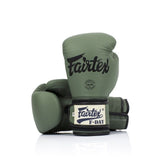 Fairtex kickbokshandschoenen groen special edition voor boksen en kickboksen leer