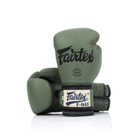 Fairtex kickbokshandschoenen groen special edition voor boksen en kickboksen leer