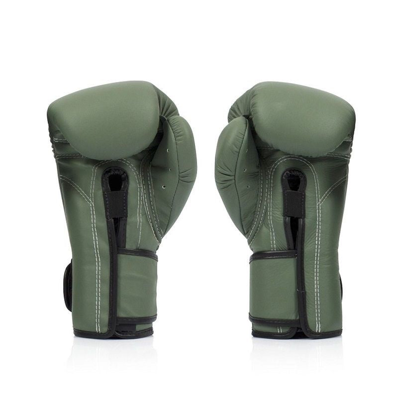 Fairtex kickbokshandschoenen groen special edition voor boksen en kickboksen leer