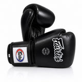 Fairtex kickbokshandschoenen zwart voor boksen en kickboksen