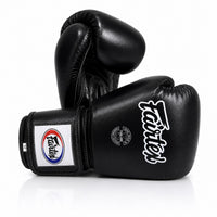 Fairtex kickbokshandschoenen zwart voor boksen en kickboksen