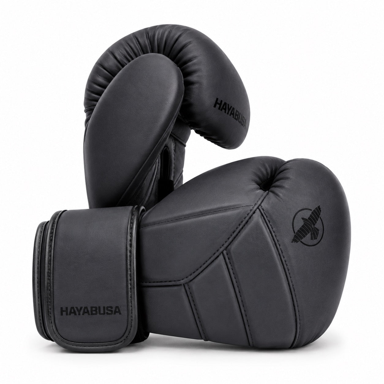 Hayabusa bokshandschoenen  grijs leer voor boksen en kickboksen