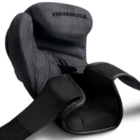 Hayabusa bokshandschoenen  grijs leer voor boksen en kickboksen